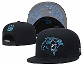 Panthers Team Logo Black Adjustable Hat GS,baseball caps,new era cap wholesale,wholesale hats